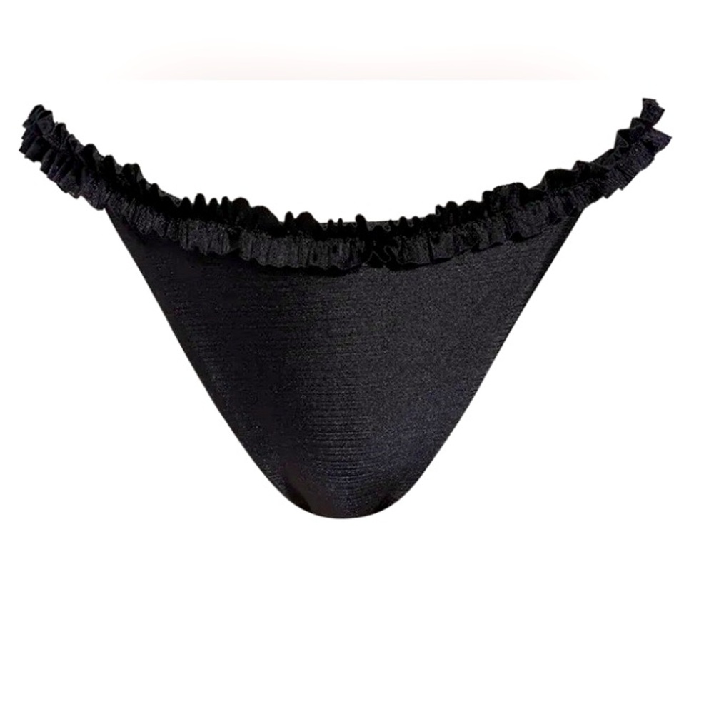 Berlook Black Ruffled Bikini Bottom